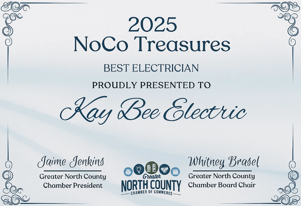 Kay-Bee Electric Best Electrician Award St. Louis